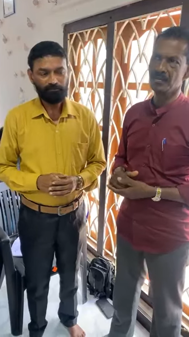 Pastor Amos’ testimony at the Jaffna Bible School.